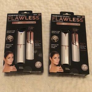 Set of Two Finishing Touch Flawless Hair Removers